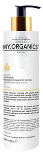 Емульсія для зволоження чутливої шкіри (Канабіс та олія Ши) MY.ORGANICS Flora Body Lotion 500ml BC03012 фото